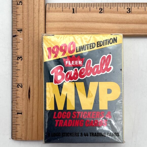 1990 Fleer Baseball MVP Limited Edition Logo Stickers & Trading Cards Toys R Us - Picture 15 of 16